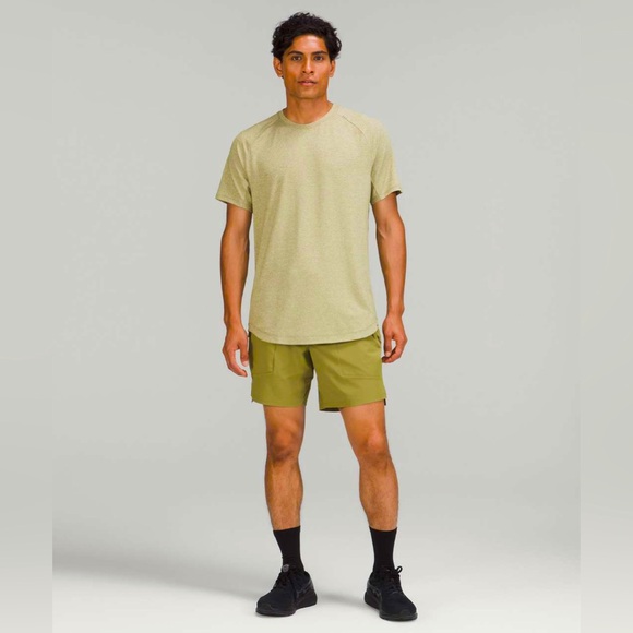 lululemon athletica Other - Lululemon Men’s Drysense Training Short Sleeve Shirt
Heathered Bronze Green XL